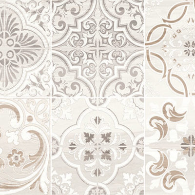 STREAMS WHITE DC PATCHWORK